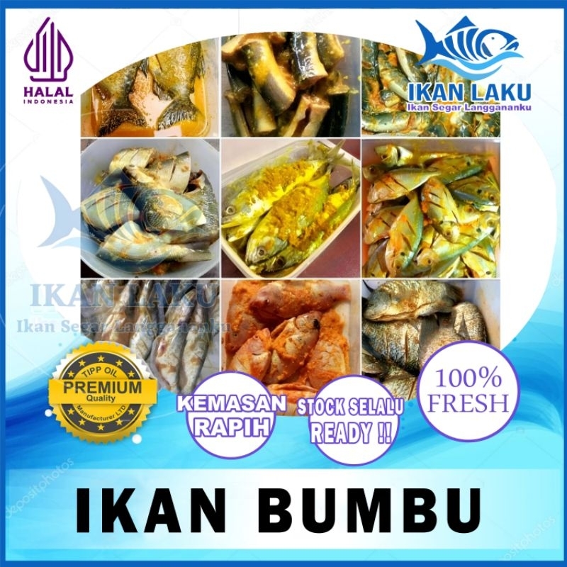 

IKAN BUMBU MARINASI SIAP GORENG IKAN BAWAL BUMBU | IKAN GURAME BUMBU | IKAN PATIN BUMBU | IKAN NILA BUMBU | IKAN LELE BUMBU | IKAN KEMBUNG BUMBU | IKAN BANDENG BUMBU | IKAN SELAR BUMBU | BELUT POTONG BUMBU