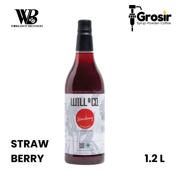

Will&Co Sirup Strawberry 1.2 Liter