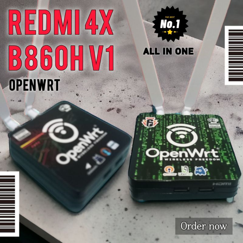 ALL IN ONE STB OPENWRT + MODEM REDMI 4X STANDALONE