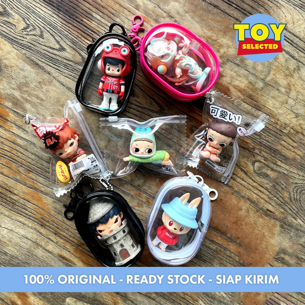 Keychain Gantungan Kunci Pouch Popmart Hirono | Skullpanda | Molly | Sonny angel