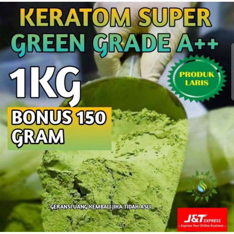 

Bubuk Keraton Green Grade A+ 1kg
