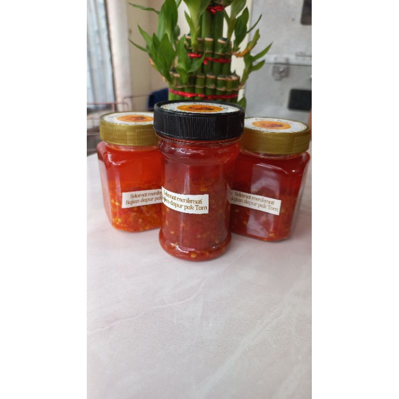 

bundling sambel bawang 200gr, sambel terasi 200gr, sambel terasi 150gr