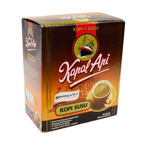 

Kapal Api Kopi Susu 1 Box ( Isi 5 Pcs x 31 Gram )