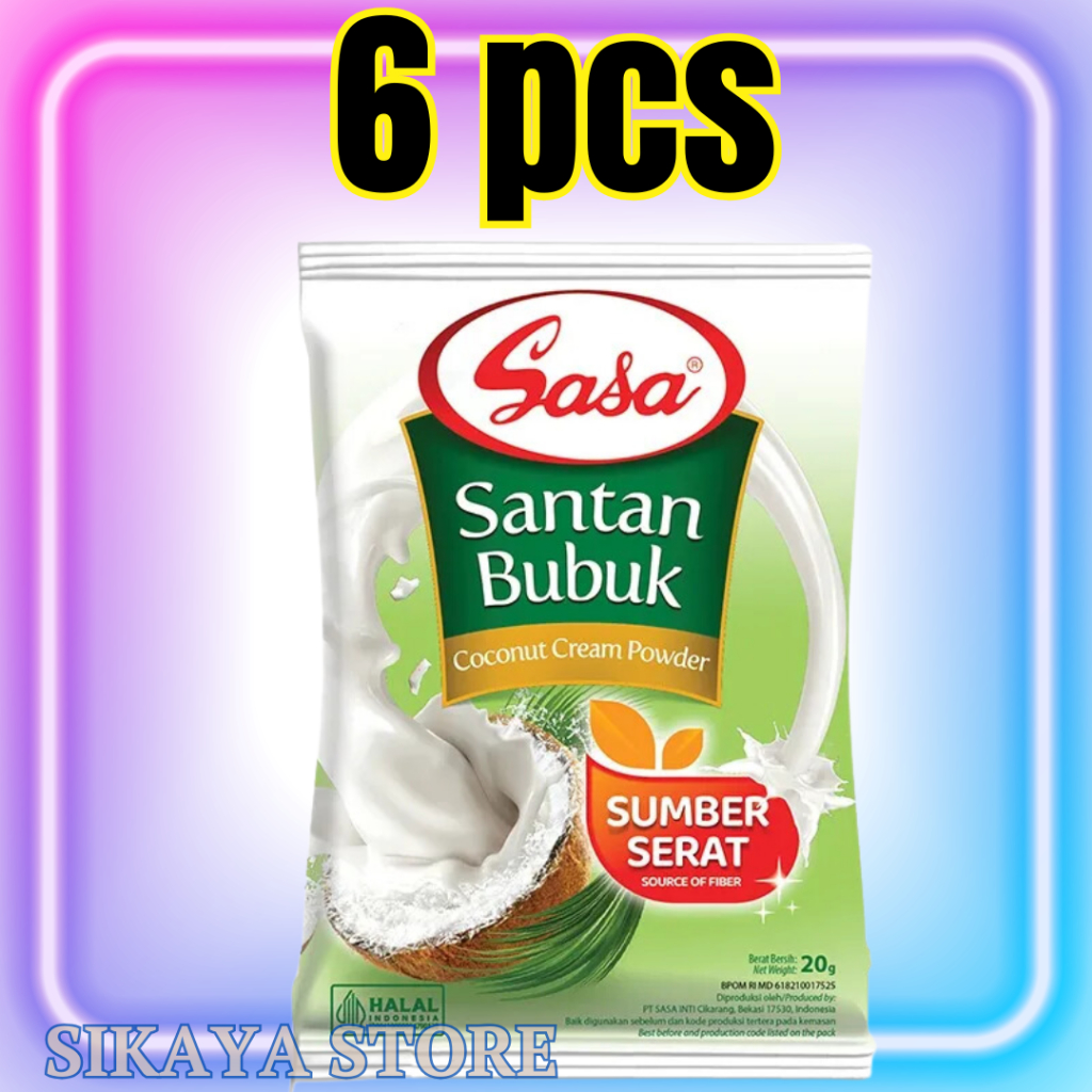 

Sasa Santan Bubuk 20 gr 6pcs