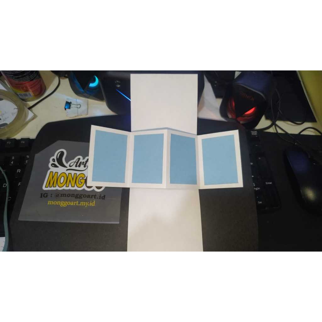 Pop Up Card + Tali | Isi Pop Up Book Kosongan | Pop Up Book