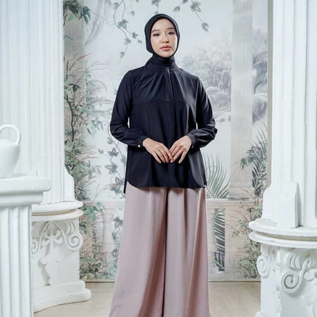 Zoya IXORA Blouse - Atasan Wanita Wudhu Friendly - Bahan Soft Polyester