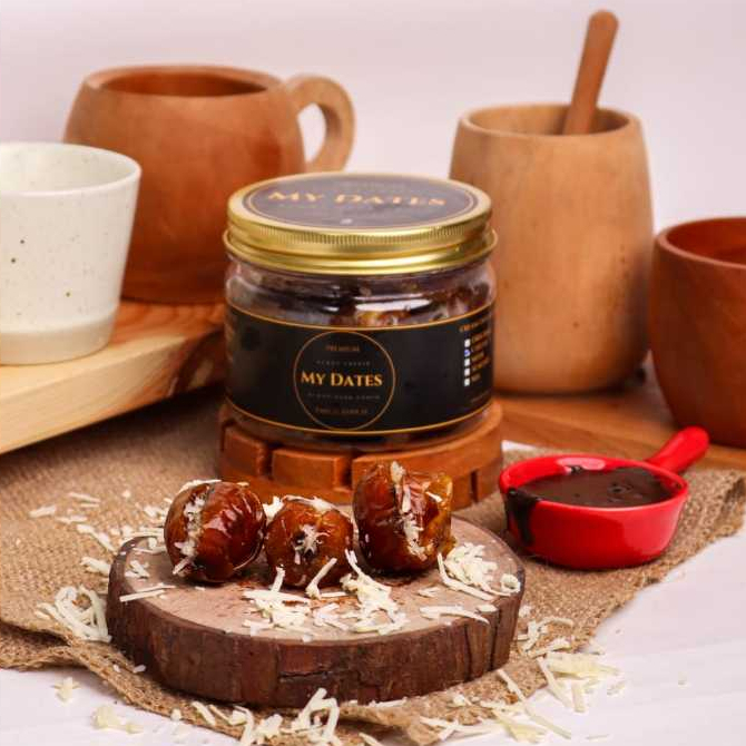 

MYDATES Kurma Premium Cream Chocolate Keju