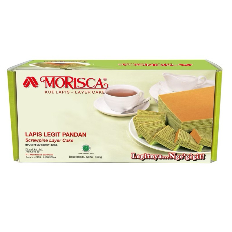 

KCN211 - Morisca Lapis Legit Pandan 500gr