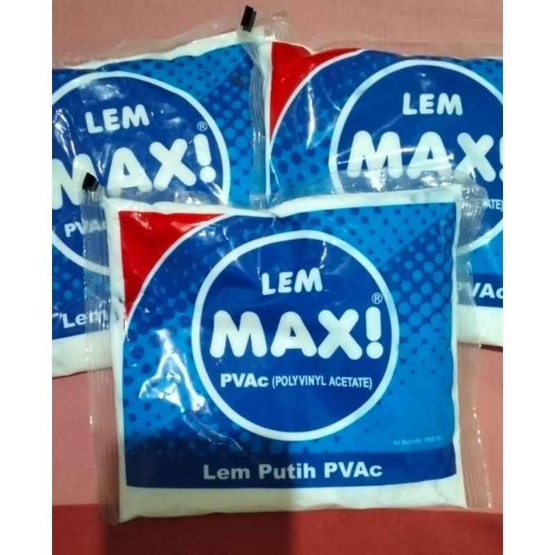 

Lem pvac Max! 350 gr, lem putih pvac Max! 350 gr, lem serbaguna putih Max! 350 gr