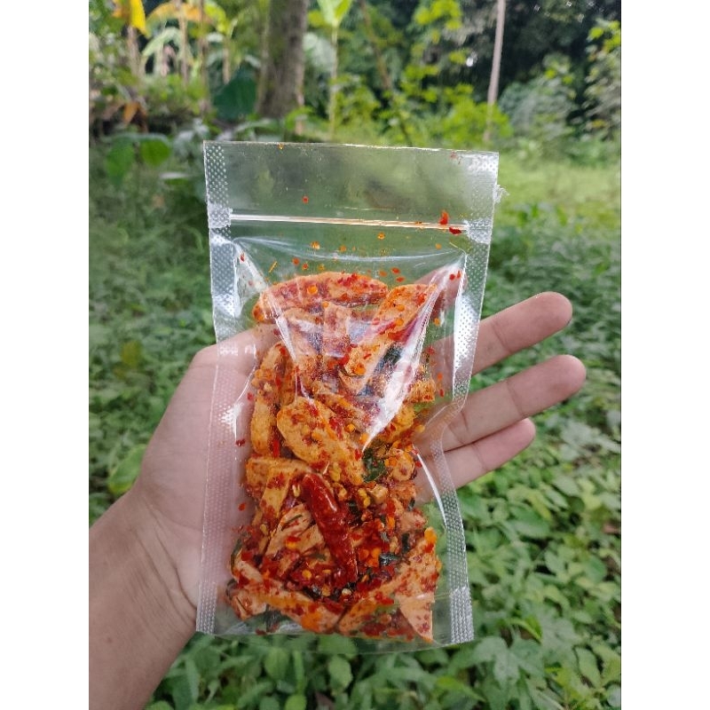 

TERMURAH Basreng pedas daun jeruk bumbu melimpah isi 100gram