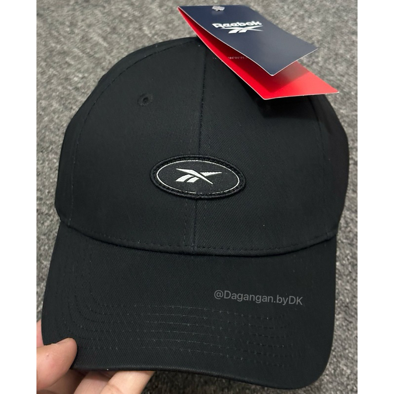 Topi Reebok Running 3D Logo Original Barang Resmi 100% Hitam