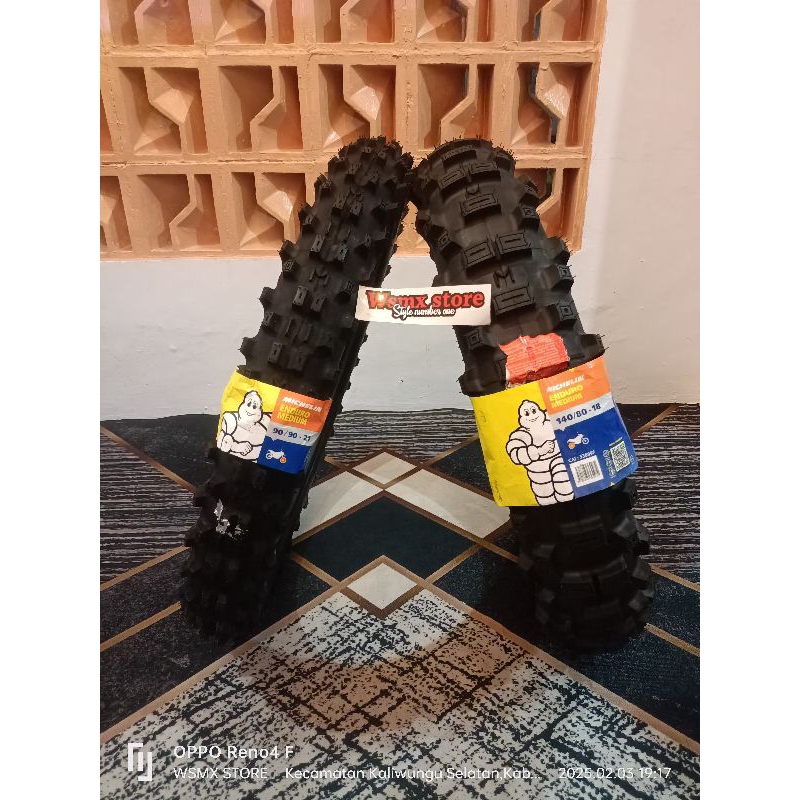ban trail Michelin enduro medium R18/21 - ban trail Ring 21 90/90 ring 18 140/80 - ban trail depan b