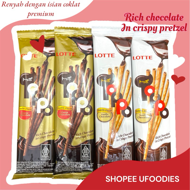 

ISI 4 LOTTE STICK RENYAH DENGAN ISIAN COKLAT PREMIUM DOUBLE FLAVOR