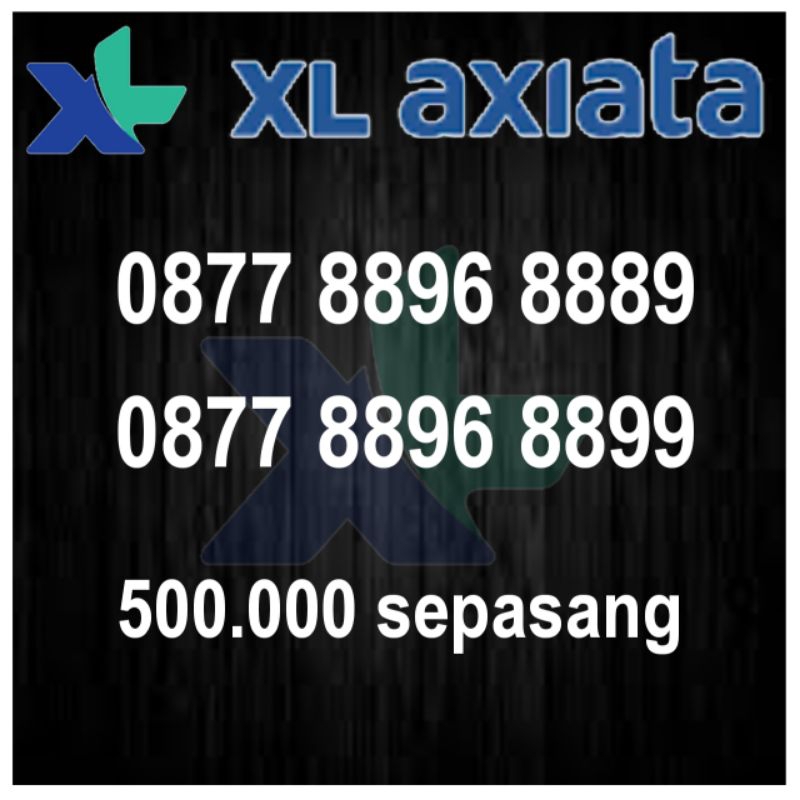 couple nomor cantik xl axiata 4g ekor 8889 8899
