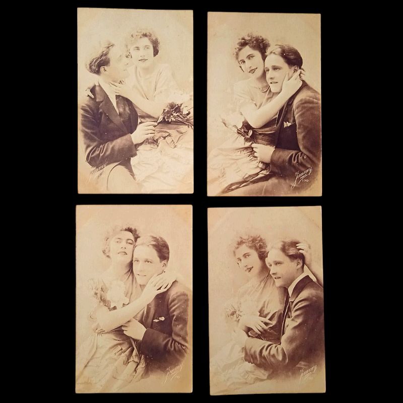 

Antik Kartu Pos Eropa Set Fabrication Francaise Jimmy Paris 170 Tua