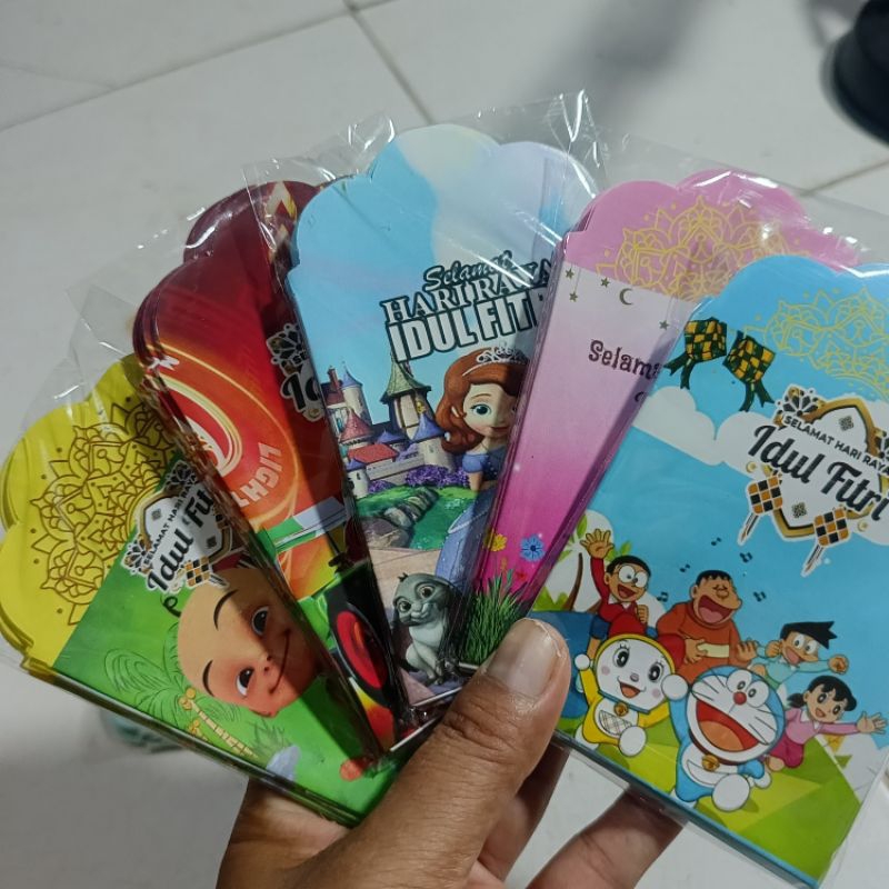 

50 Pcs Amplop Lebaran 2025 Ukuran Medium Siap Pakai