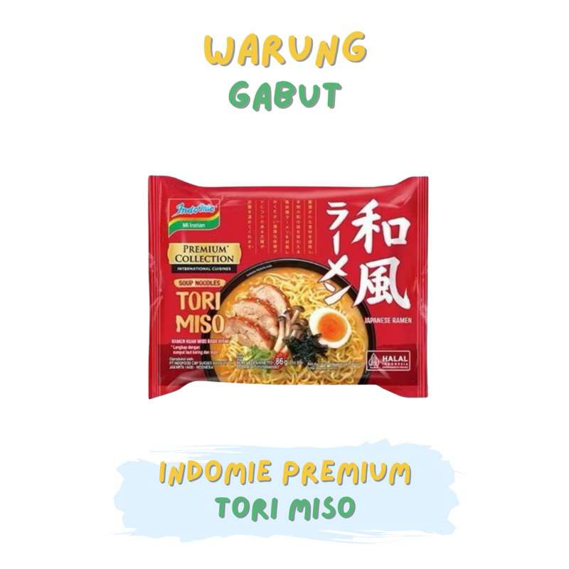 

Indomie Premium Collection Tori Miso