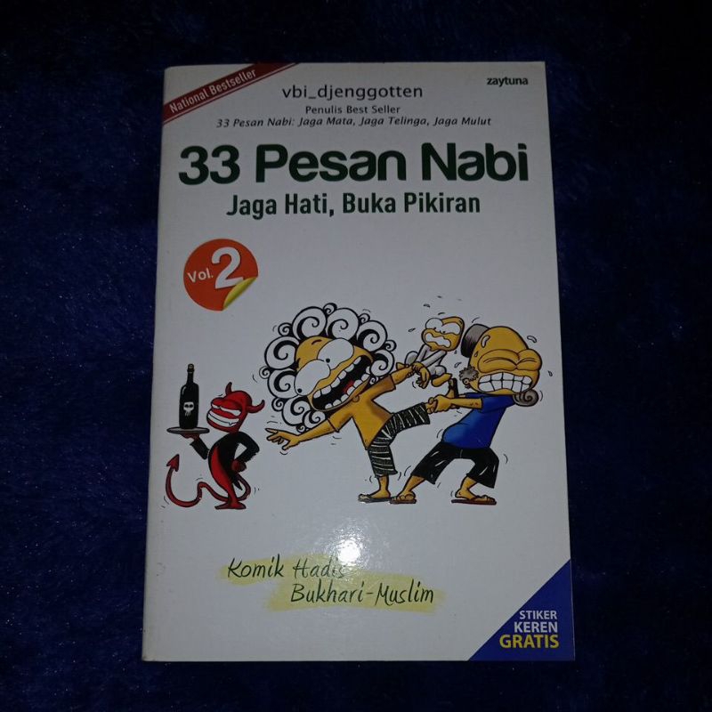 buku komik 33 pesan nabi vol.2 (jaga hati, buka pikiran)