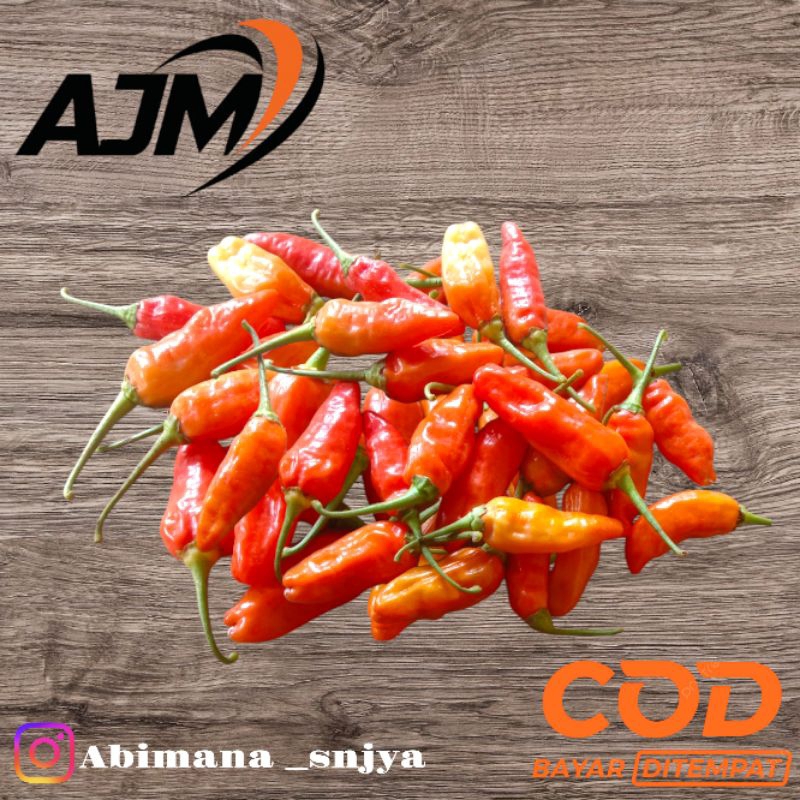 

Cabe rawit merah strawberry segar dan fresh 1kg.