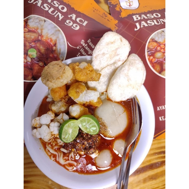 

3 Pcs Baso Aci Jasun99 - Makanan Instan Pedas