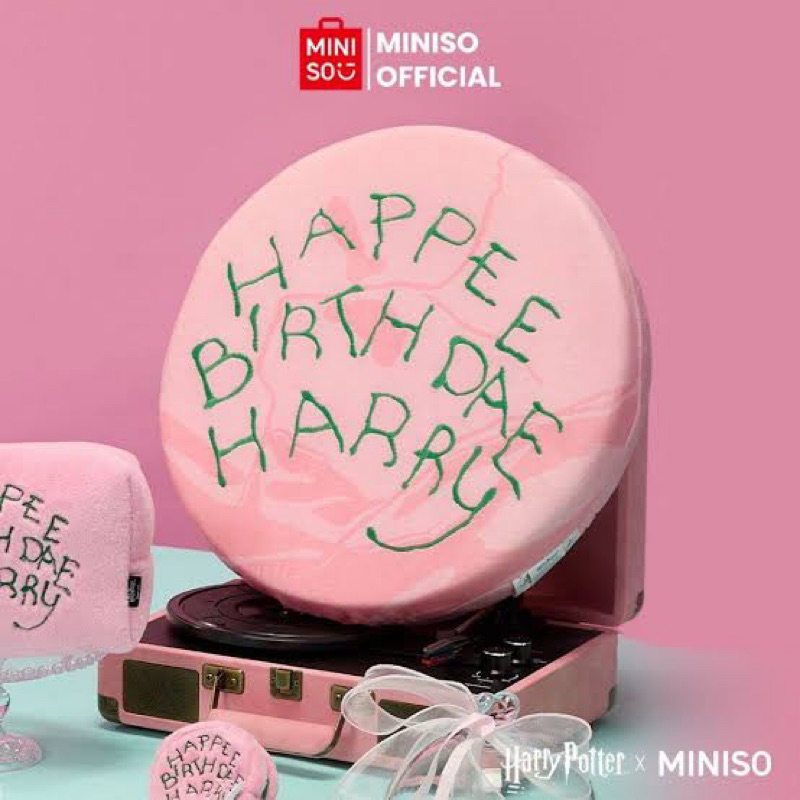 Bantal Duduk Bulat Sofa Miniso x Hary Potter