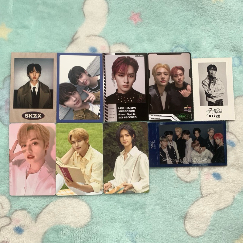 STRAY KIDS SKZ LEE KNOW HYUNJIN POLAROID POB POUT FANMEET LOVESTAY IMY I AM YOU UNIT HYUNHO RPC VICT