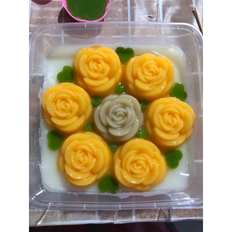 

puding bunga