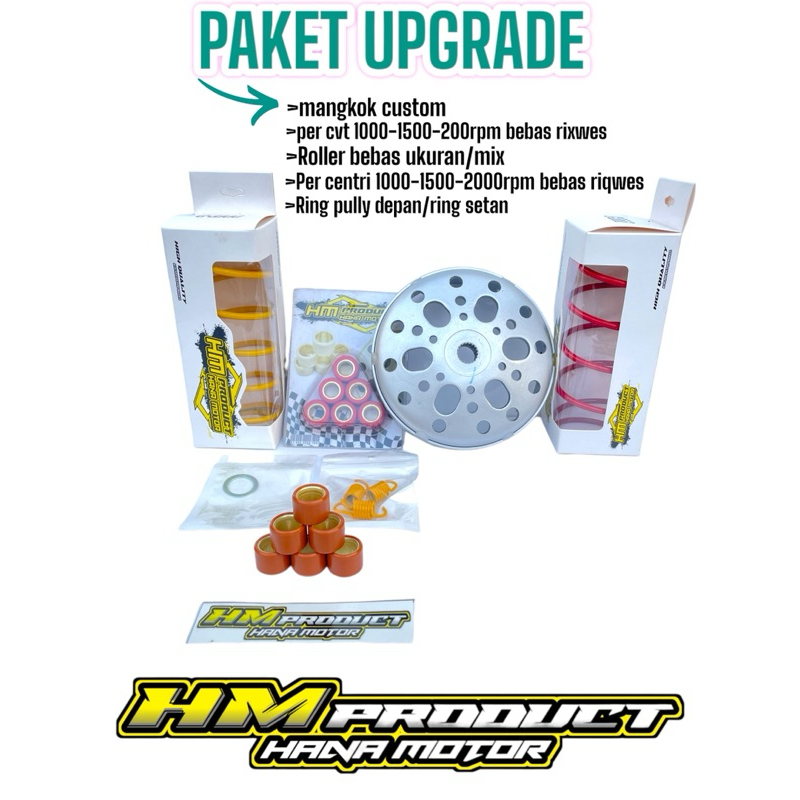 Paket Kirian Full Upgrade Yamaha Mio M3/Soul GT 125 - Paket Cvt Full Racing Anti Gredeg - Kirian Mio