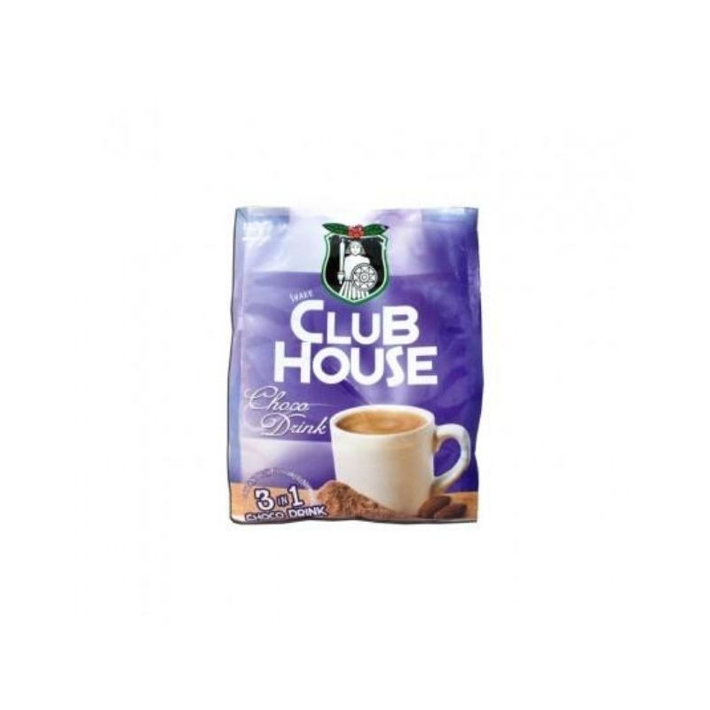 

Club House choco drink 12x 40 gram. minuman coklat 3 in 1 siap saji