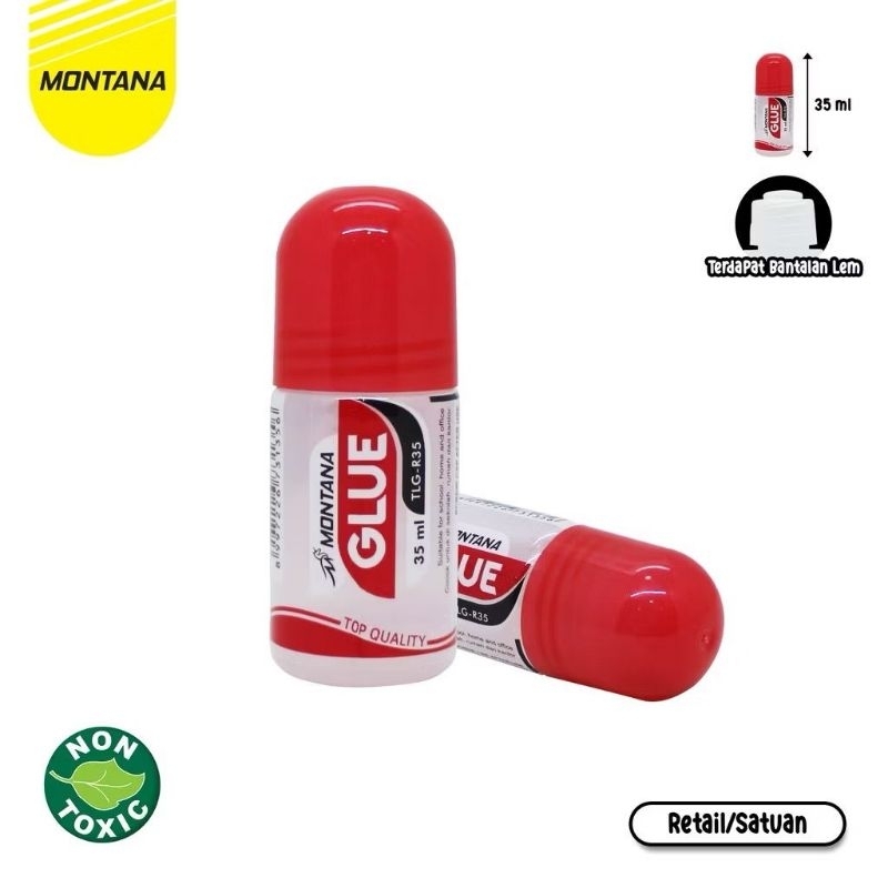 

LEM KERTAS CAIR LIQUID GLUE MONTANA TLG-R35 35ML