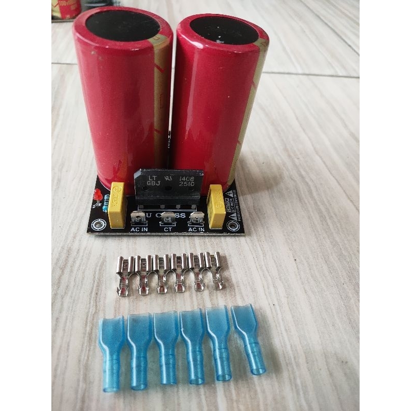 Kit PSU Power Supply Power Bank 2 Elko 10000UF 100V Rubycon Plus Soket Skun