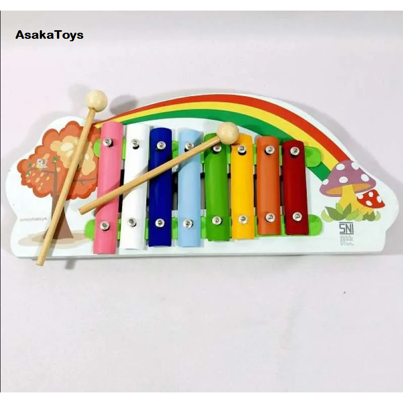 Kolintang Pelangi - Mainan Anak Paud APE - AsakaToys