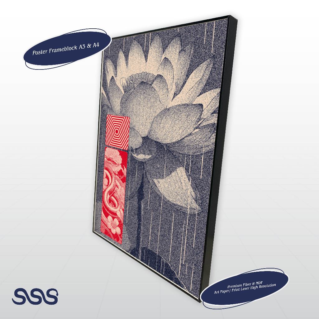 POSTER BUNGA / AESTHETIC POSTER / POSTER FRAMEBLOCK