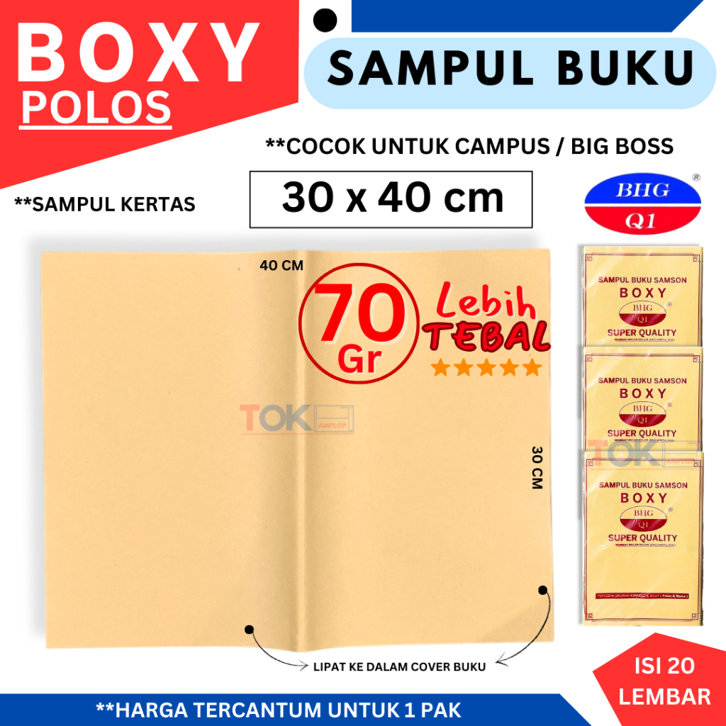 

SAMPUL BUKU BOXY BIGBOSS / CAMPUS