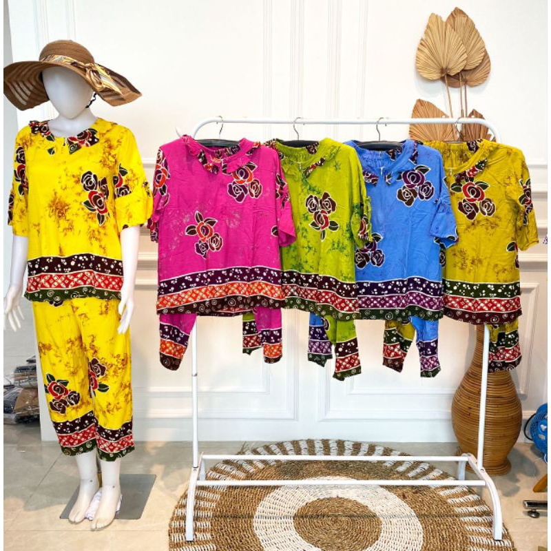 Setelan Celana Panjang ABG Motif Sunan Batik Pekalongan Putri Dania