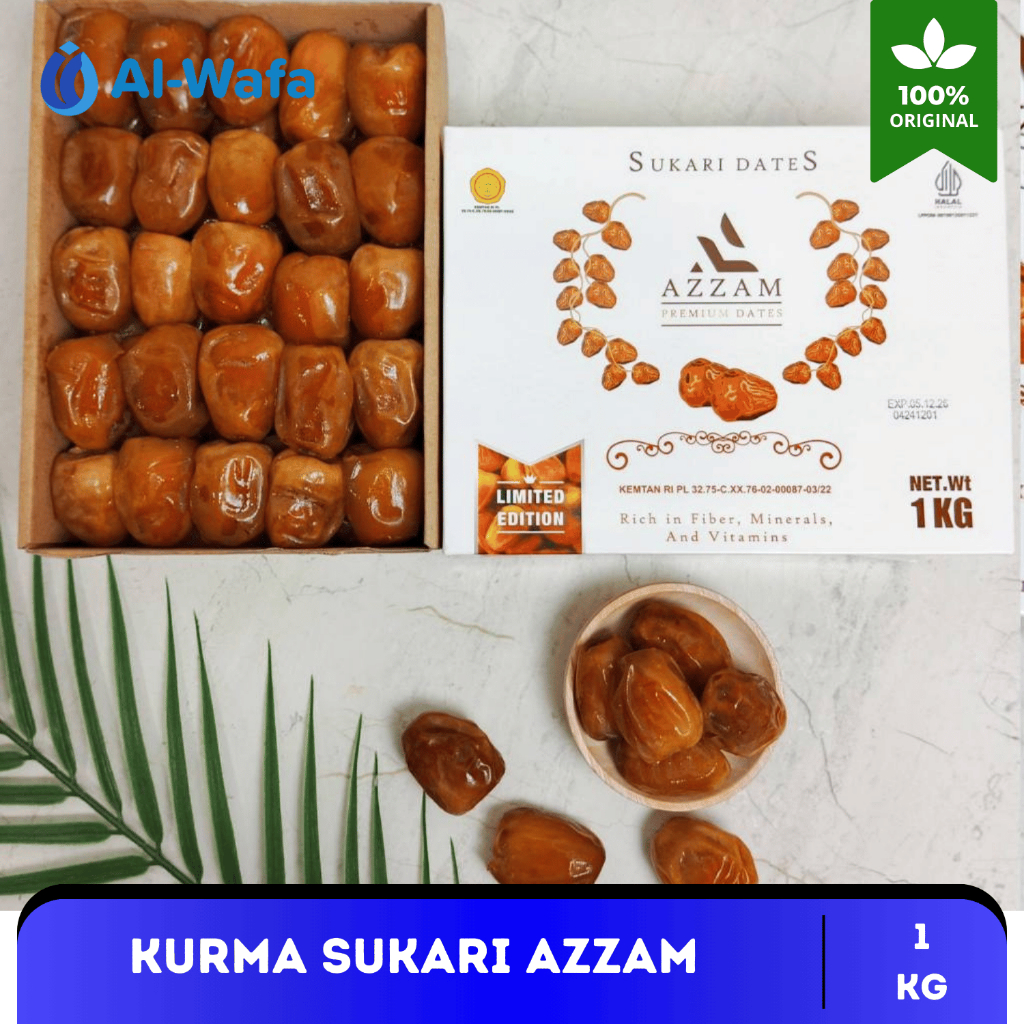 

AZZAM - Kurma Sukari Premium 1 Kg