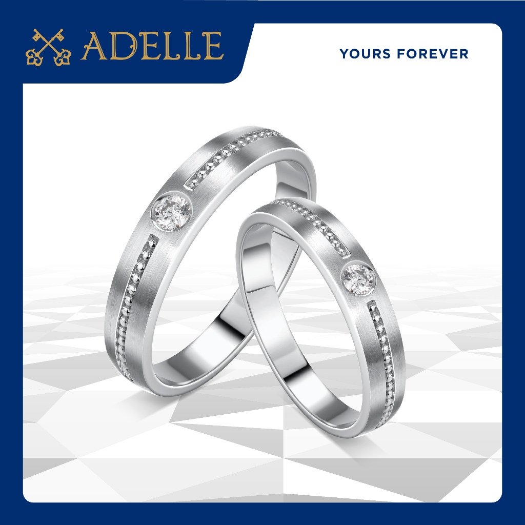 Cincin Pernikahan Adelle Jewellery - Harmony Wedding Ring - Cincin Pernikahan