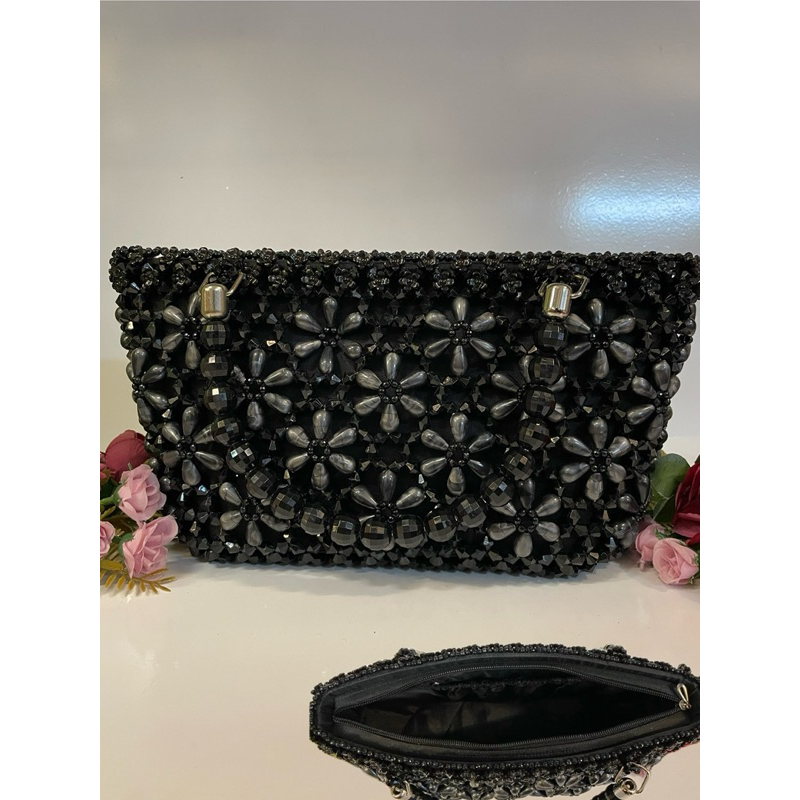 Tas Manik/Mote Handmade Bahan Premium Fashion Woman