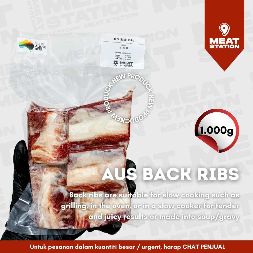 

AUS Back Ribs 1kg/ Beef Iga / Australia/ Beef Import