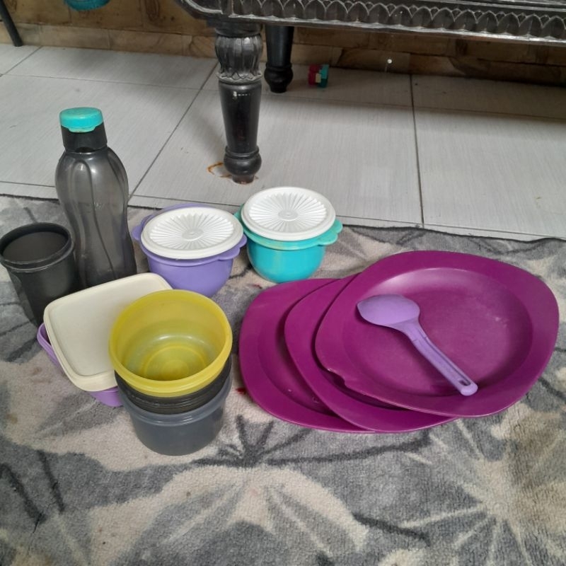 PRELOVED  Tupperware Murah Tumbler Bowl wadah makanan eco bottle