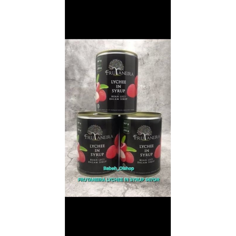 

Frutaneira Lychee in Syrup 567g / leci syrup