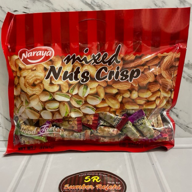 

NARAYA MIXED NUTS CRISP ISI 400gr