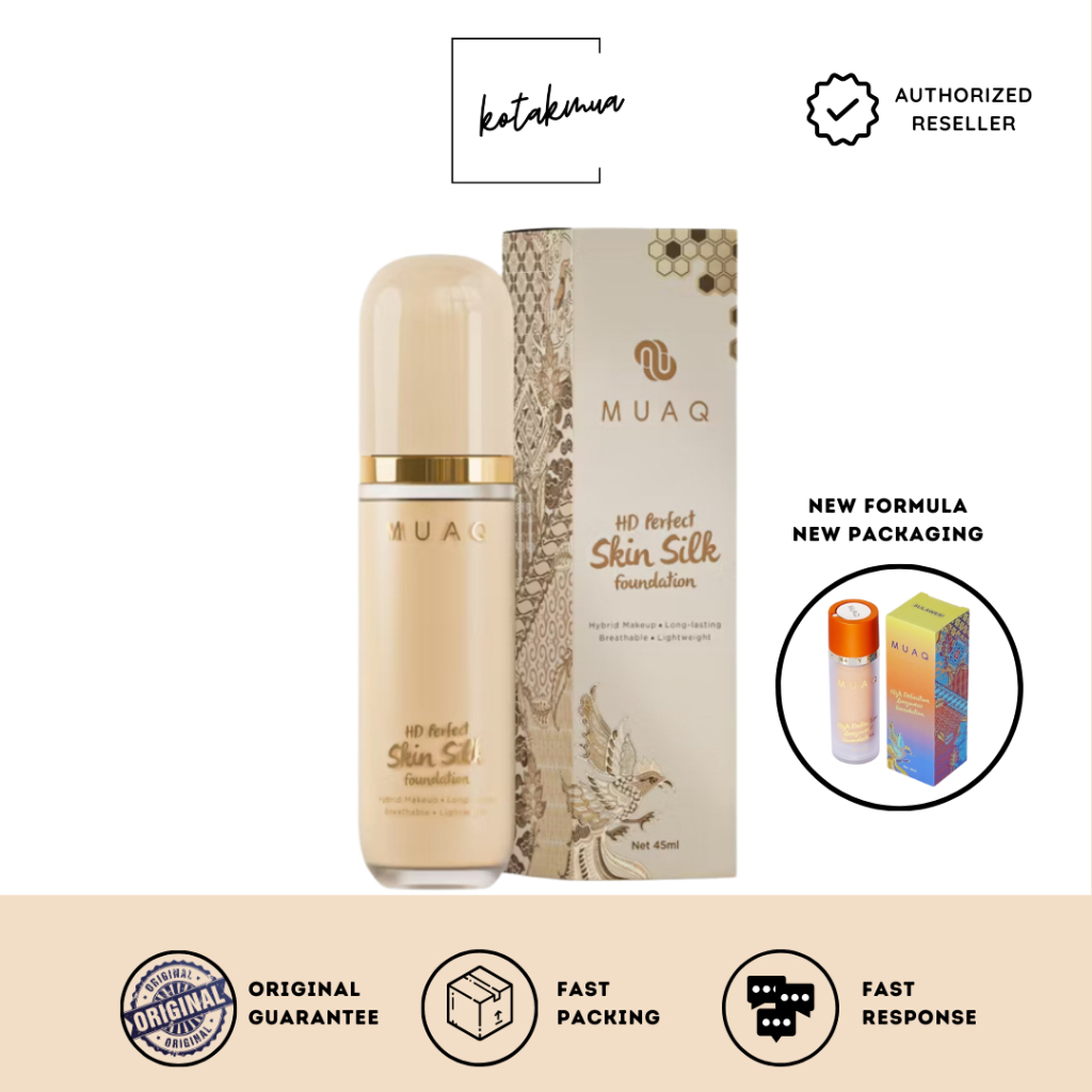 MUAQ High Definition Perfect Skin Silk Foundation - MUAQ Foundation