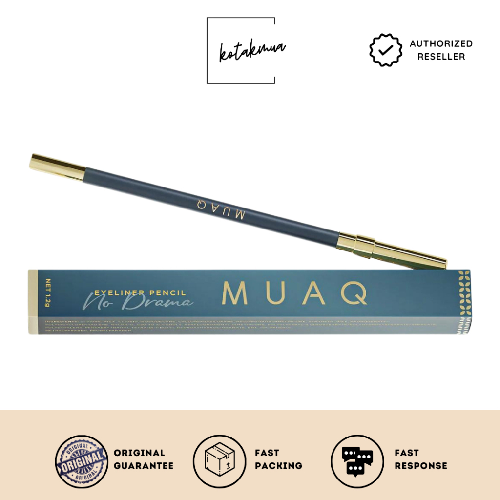 MUAQ Eyeliner Pencil - NO DRAMA (black)
