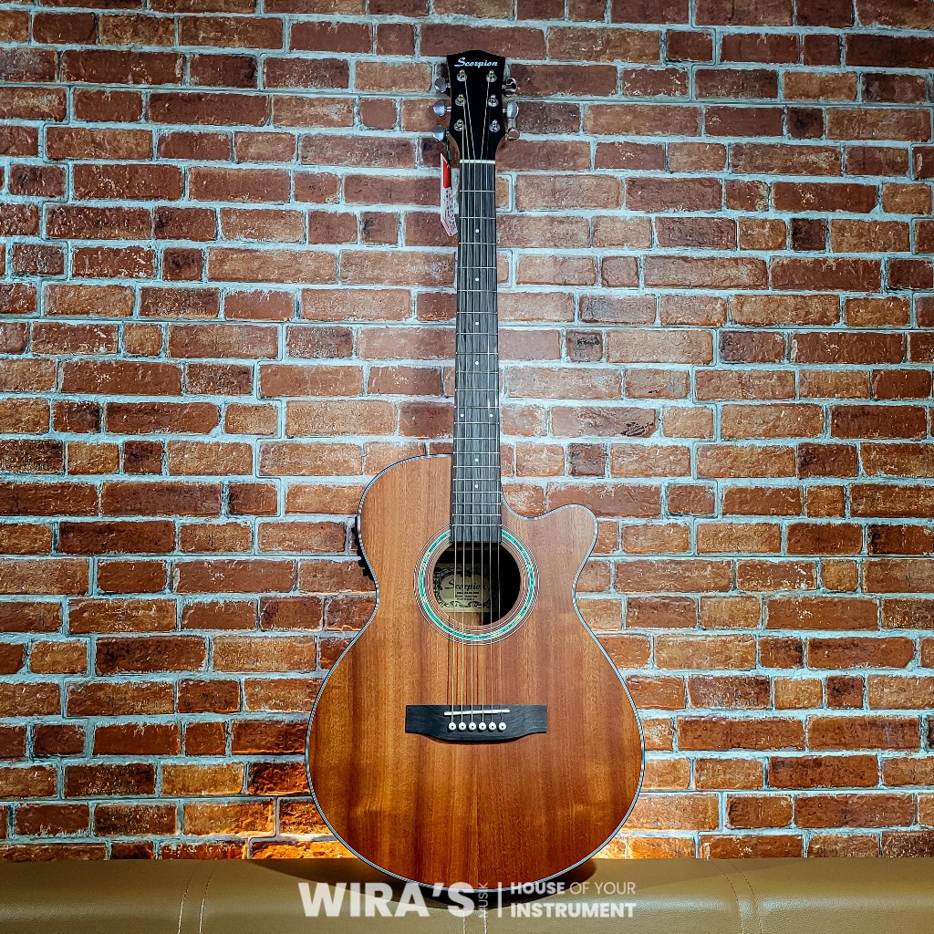 Gitar Akustik Elektrik Scorpion SA50CEQ