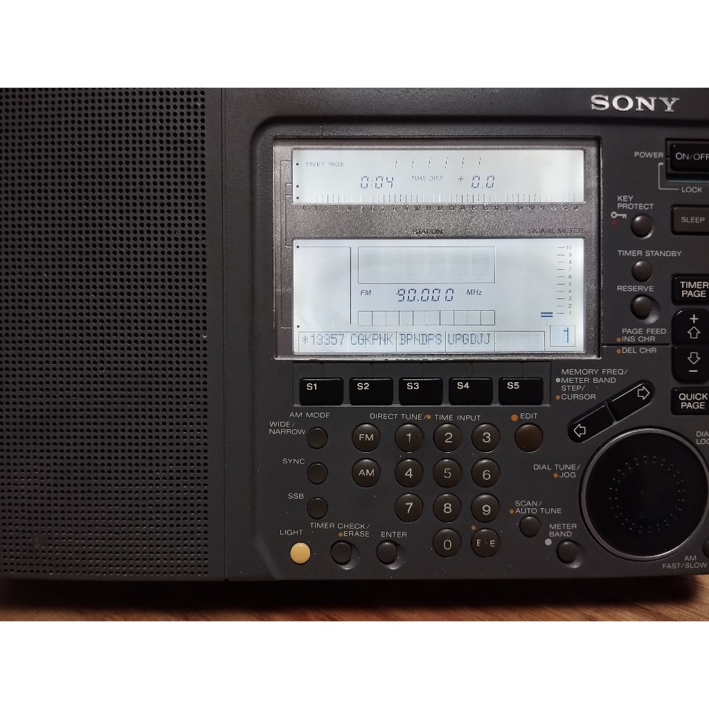 Radio Sony ICF SW 77 All Band Receiver