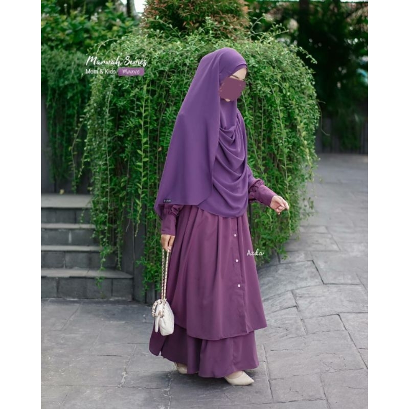Dilovable.id | GAMIS POLOS TUNIK MARWAH GAMIS LAYER VARIASI KANCING GAMIS LEBARAN SET GAMIS ELEGANT 