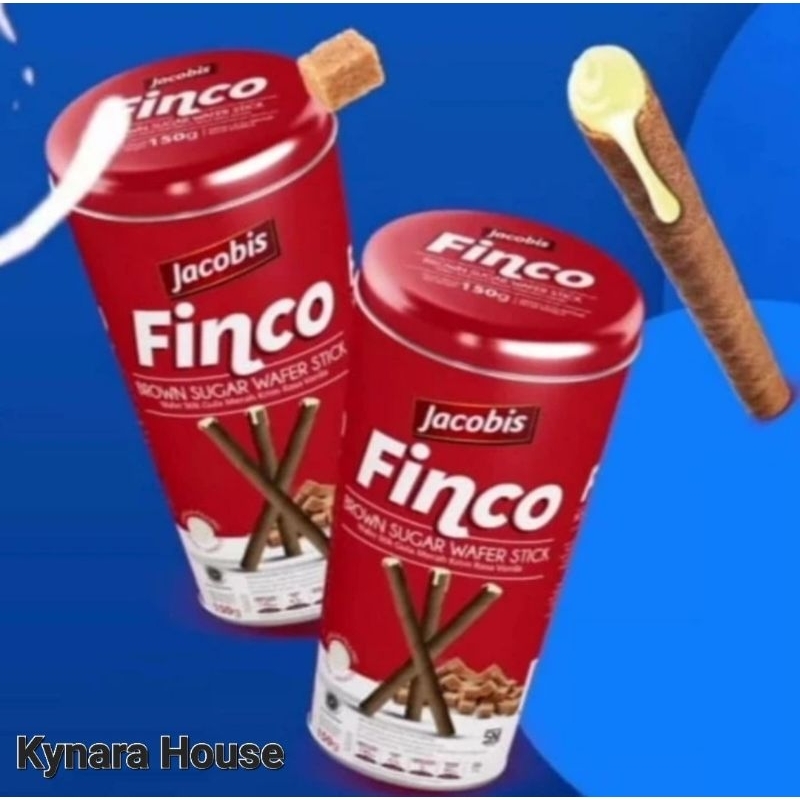 

Finco Brown Sugar Wafer Stick Kaleng 12x150gr (Karton)