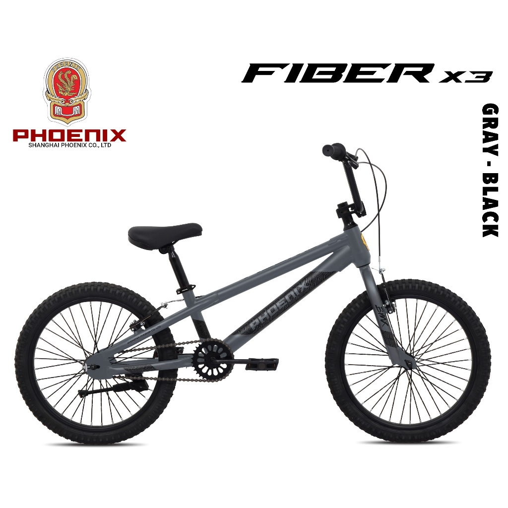 Sepeda Bmx Anak Laki-Laki 20 Inch Bmx Phoenix FIBER X3 Ban Kecil 2.40
