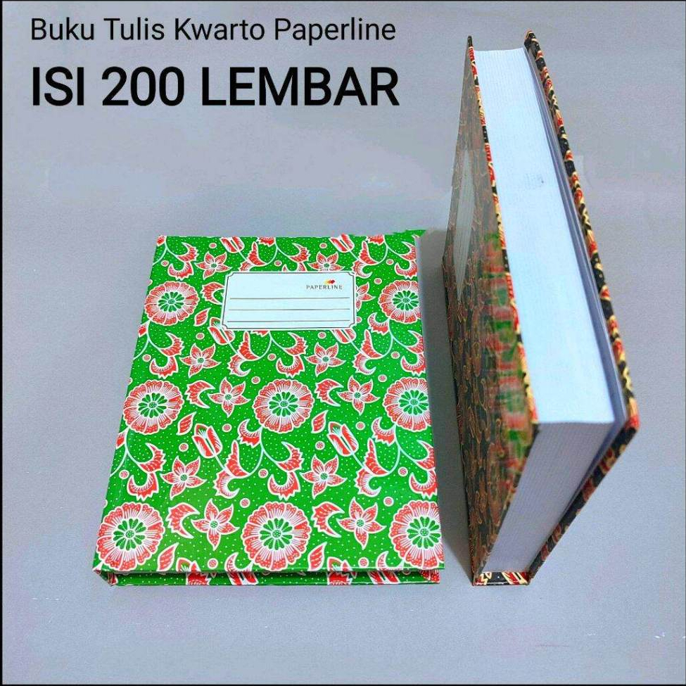 

Buku Hardcover Quarto / Kwarto 200 Lembar Paperline